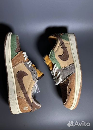 Кроссовки AIR jordan 1 LOW x Zion Williamson Люкс