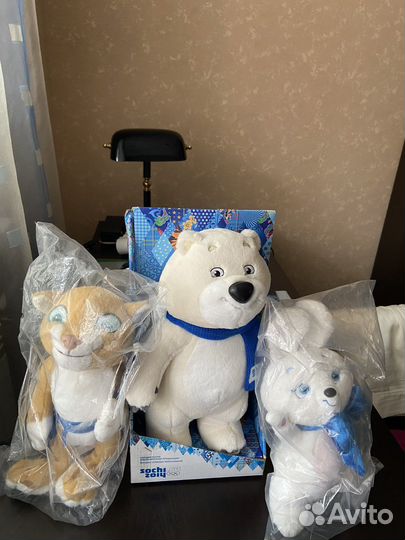 Набор игрушек(3 шт) с Олимпиады 2014 года