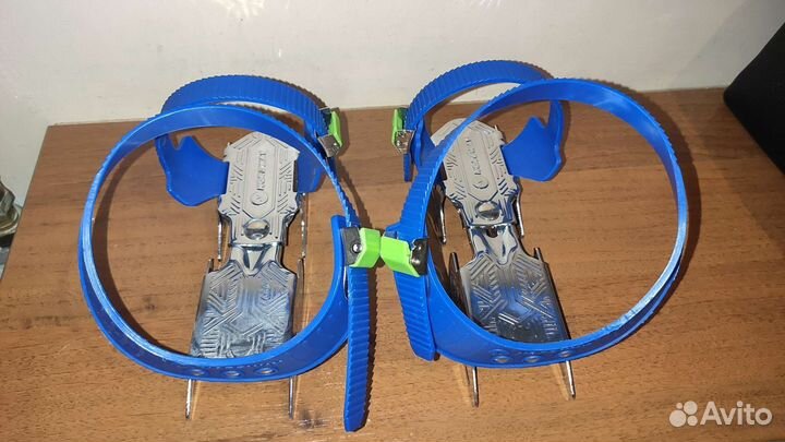 Двухполозные детские коньки на обувь