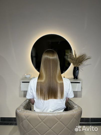 Кератиновое выпрямление волос