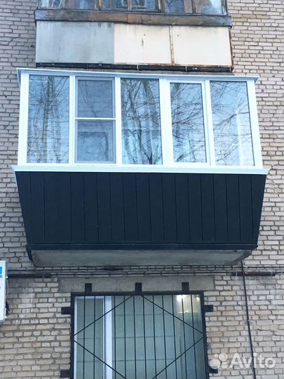 Пластиковые окна, остекление балкона