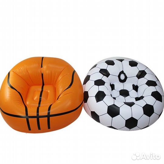 Надувное кресло баскетбольный мяч 110*80 см