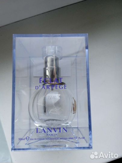 Флакон пустой и коробка от духов Ланвин Эклат