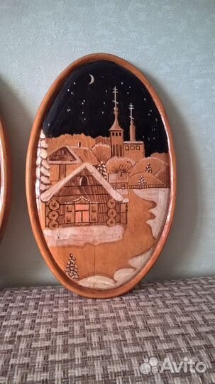 Панно на дереве