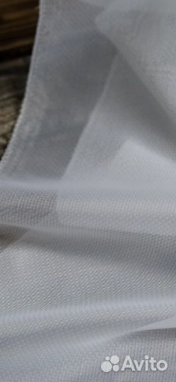 Тюль вуаль белый