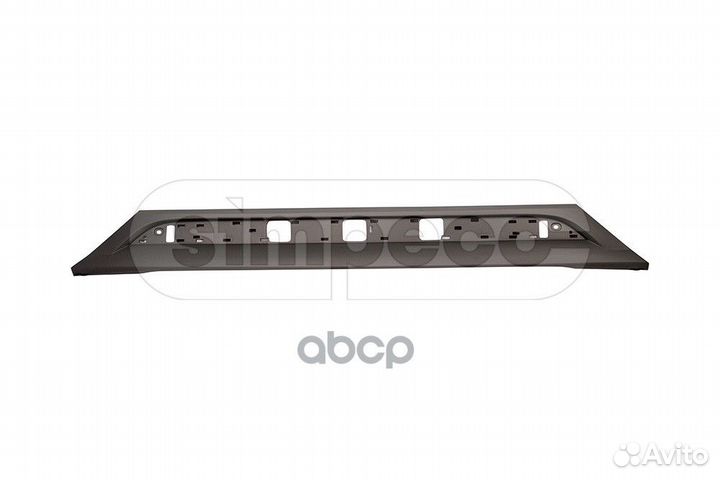 Юбка бампера низкая 195 мм, центр пластик мерсе