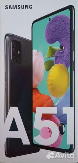 Экран смартфона Samsung A51 с аккумулятором