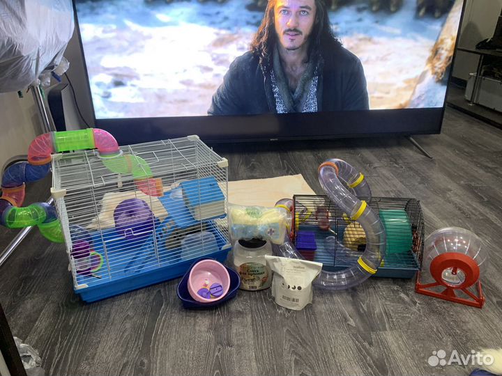 Большая клетка для хомячка джингарика крыски