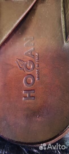 Мужские кожаные шлепанцы 43