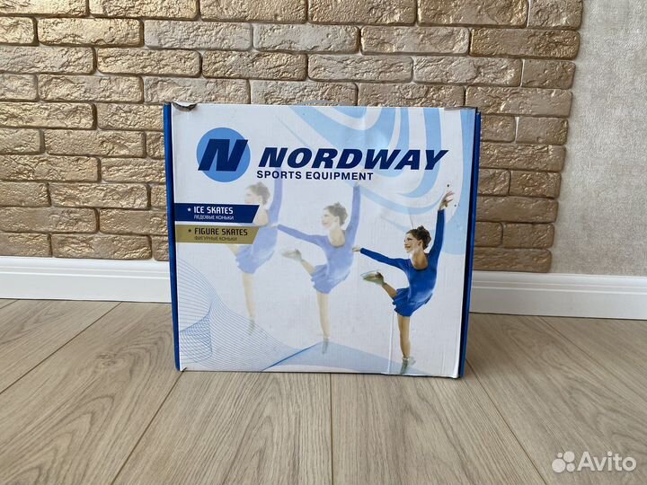 Коньки фигурные nordway alice бу 39