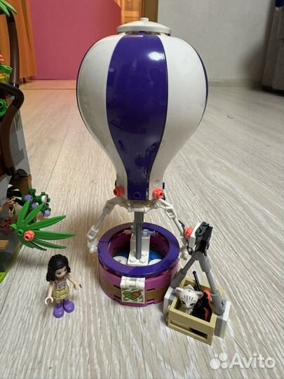 Lego friends спасение тигра на воздушном шаре
