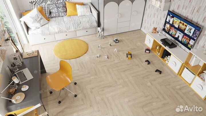 Кварцвиниловая плитка Alpine Floor Parquet Lvt Дуб