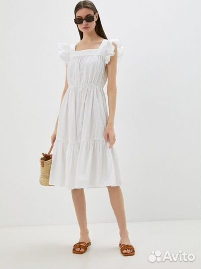 Летний сарафан белый