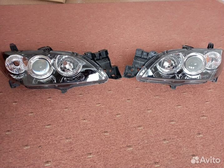 Фары на mazda 3 bk седан