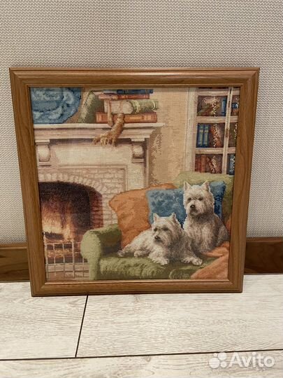 Набор Картин вышитых крестом ручная работа