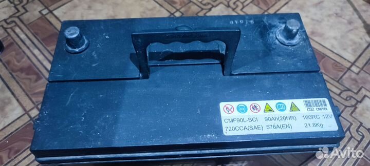 Аккумулятор автомобильный 90 Аh