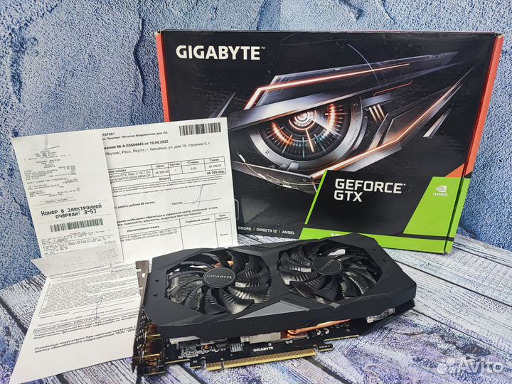 Видеокарта GTX 1660 Ti на гарантии до 2025г