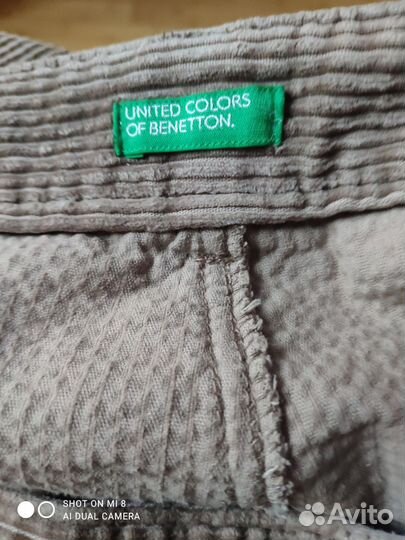 Брюки женские вельвет Benetton 54 56