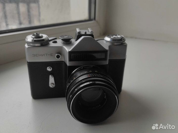 Пленочный фотоаппарат сокол 2 зенит е Гелиос 44-2