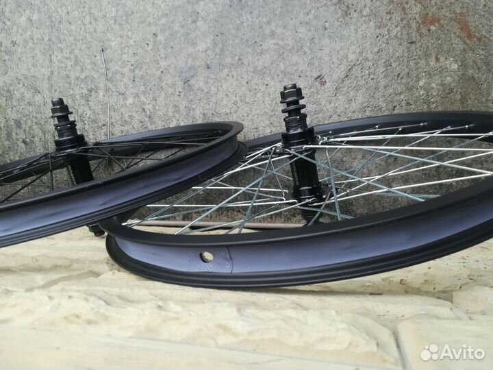 Новые задние колеса на вмх