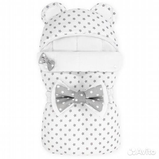 Конверт Звезды на Белом Бязь Деми