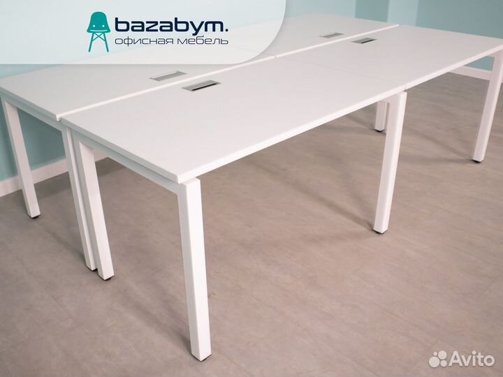 Стол бенч-система 4 рабочих места 73х250х150 см