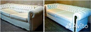 Перетяжка мягкой мебели в мастерской