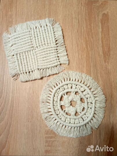 Салфетки макраме. Подставки под горячее