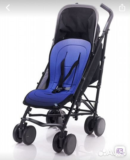 Матрасик в коляску хлопковый 3D air