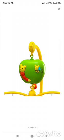 Мобиль на кроватку с музыкальным блоком