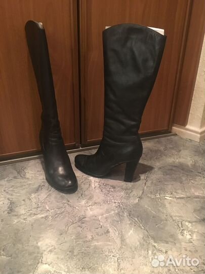 Сапоги демисезонные натуральная кожа