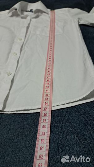 Рубашка Белая короткий рукав на мальчика