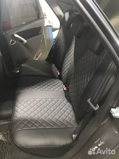 Чехлы LADA Granta Экокожа ромб Автопилот