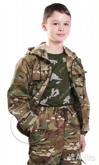 Детский камуфляжный костюм 