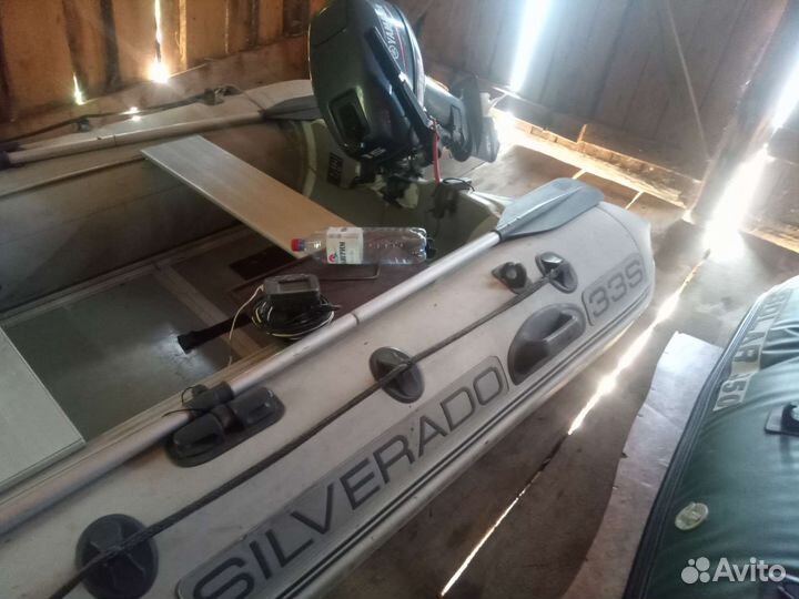Лодка сильверадо 330+ мотор Тохатсу 9,8