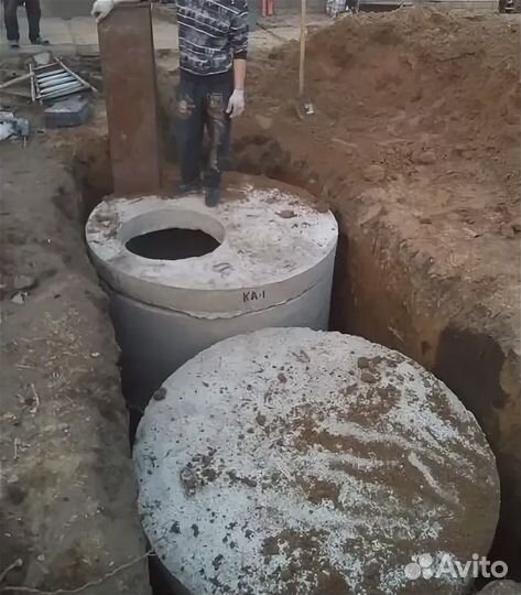 Септики под ключ, монтаж выгребных ям