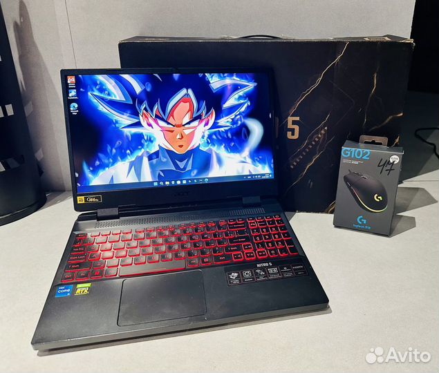 Игровой acer Nitro RTX 3050Ti / i5-12500h / SSD