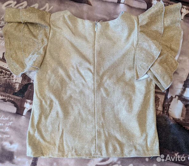 Нарядная блузка, на 8-9 лет