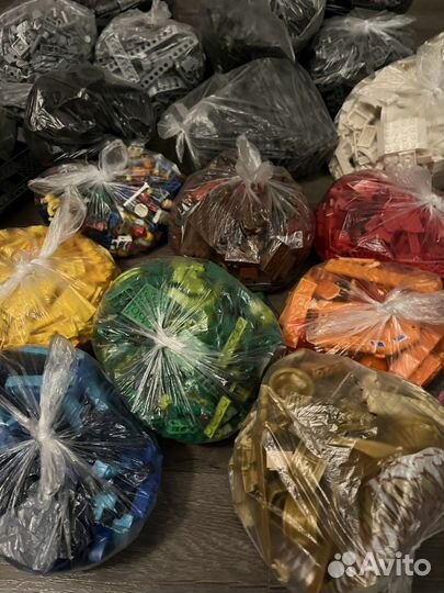 Lego конструктор по цветам 10кг оригинал микс