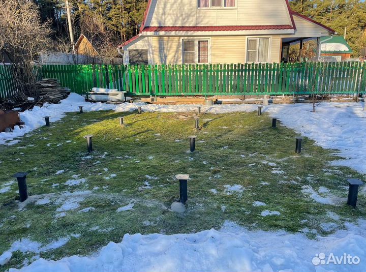 Винтовые сваи под ключ