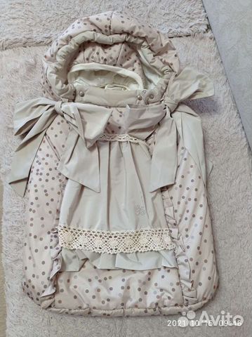 Конверт на выписку для девочки весна осень