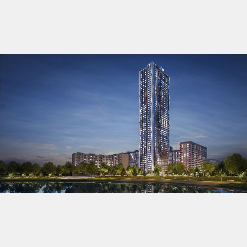 Квартира-студия, 26,2 м², 44/53 эт.