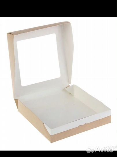 Коробка для пирожных печенья 25*25 см