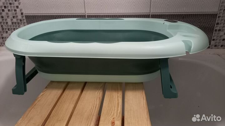 Ванночка для купания складная с термометром