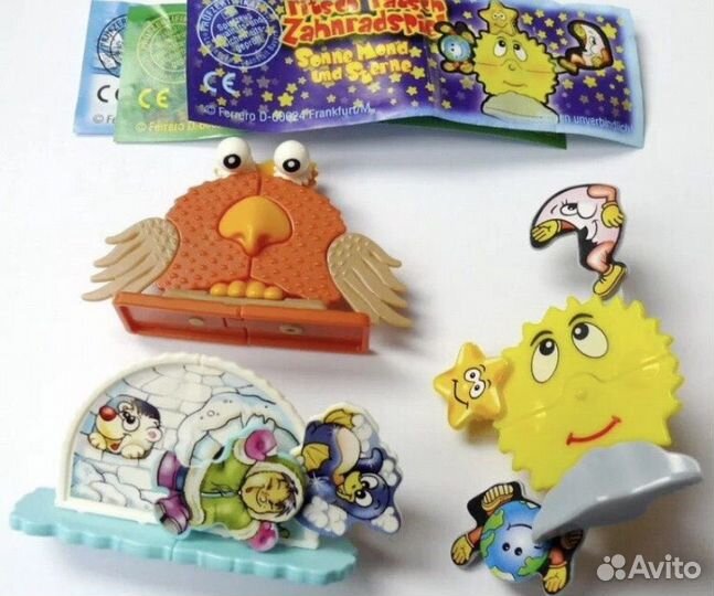 Игрушки из киндера старая сборка