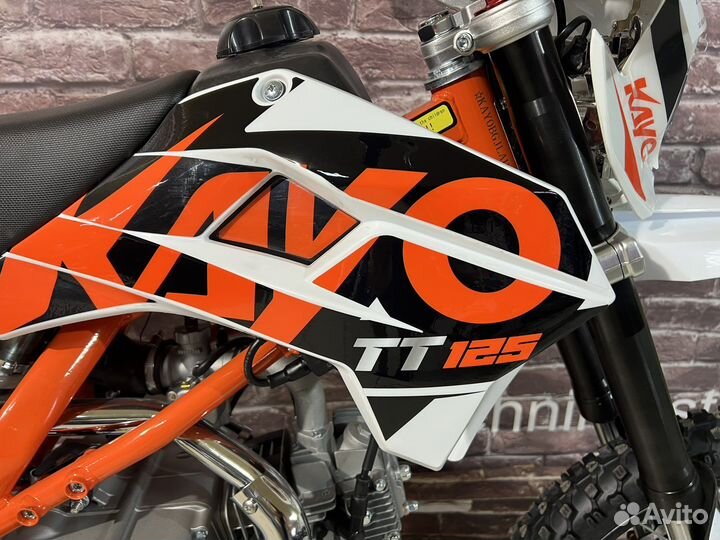 Питбайк Kayo TT125EA полуавтомат 17/14 (2023)