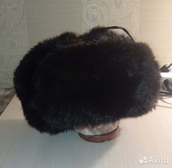 Мужская шапка кролик