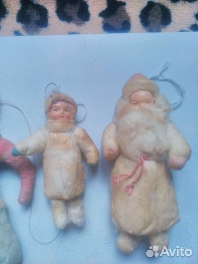 Ватные игрушки СССР 30-40 г