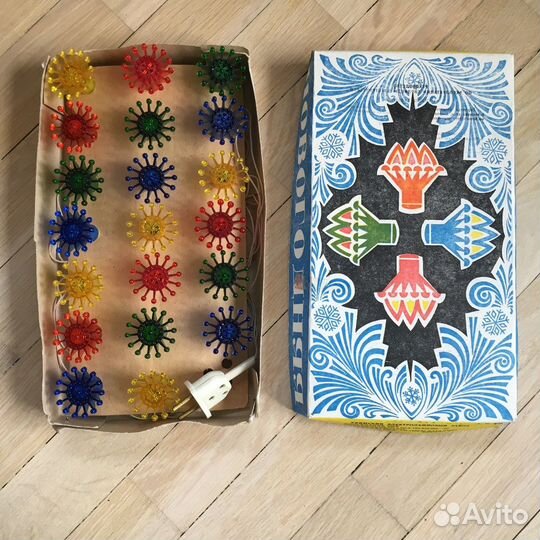 Новогодние гирлянды СССР