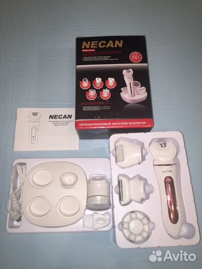 Эпилятор электрический беспрово 5 в 1 necan KS-102